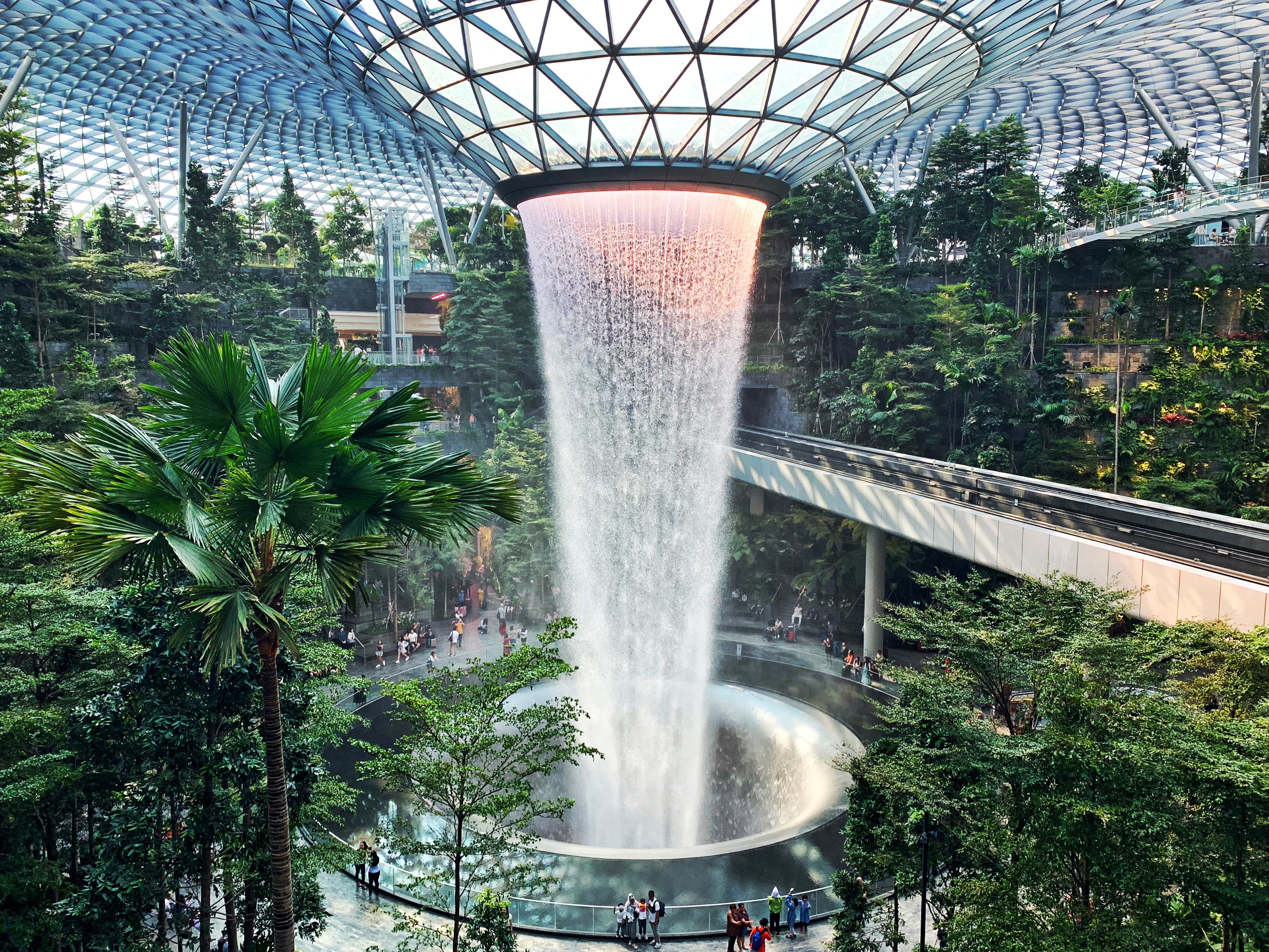 Singapore-30 Aug 2019: Jewel Changi Airport is a new terminal